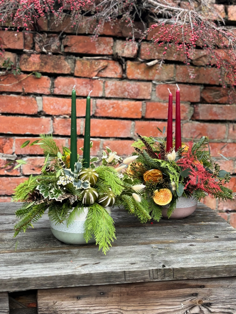 Seasonal Table Arrangments