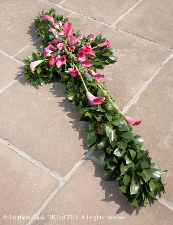 Pink Calla Cross