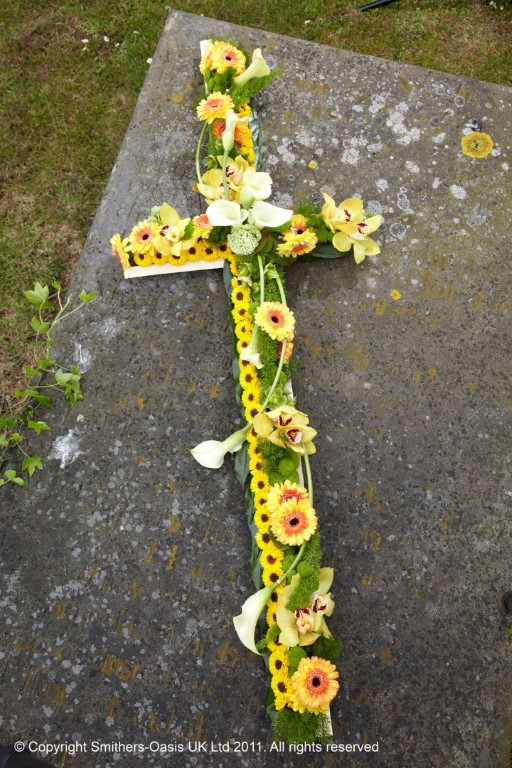 Modern Yellow Cross