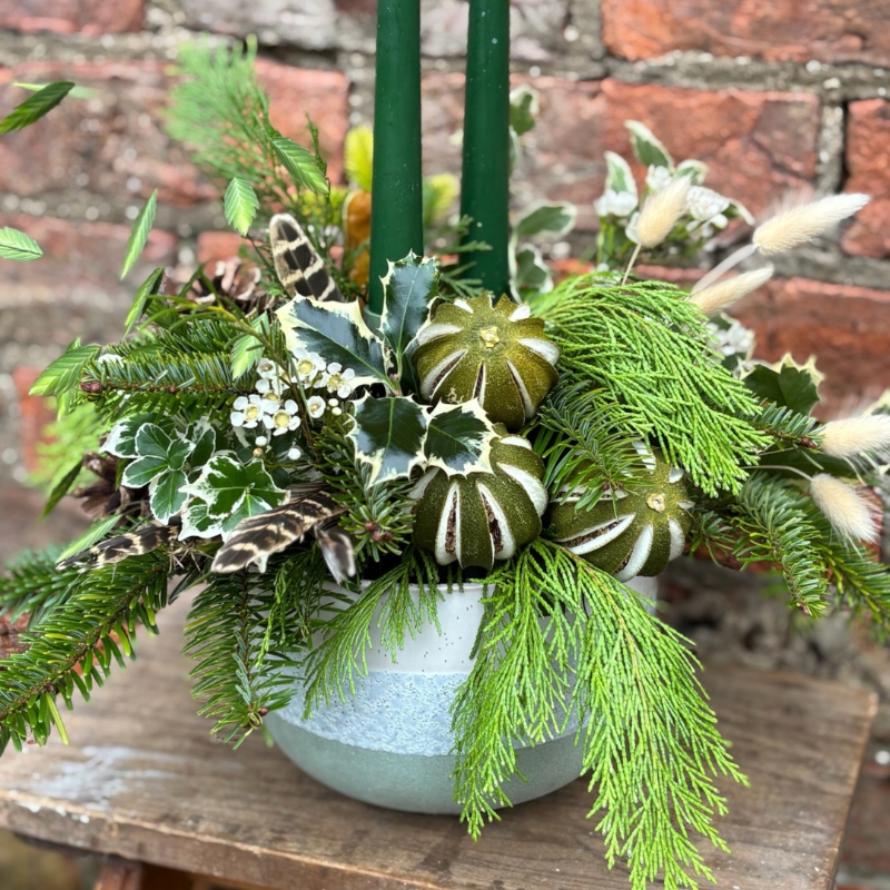 Scent Christmas Table Arrangement