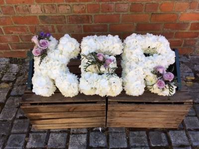 Bespoke Hydrangea Letters