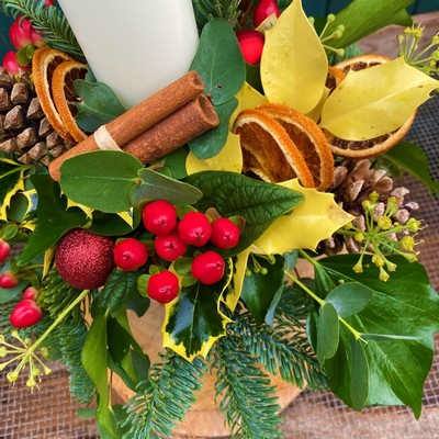 Jolly Holly Arrangement