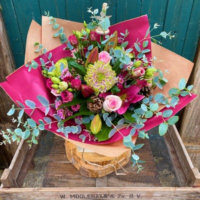 Pink Tinsel Bouquet