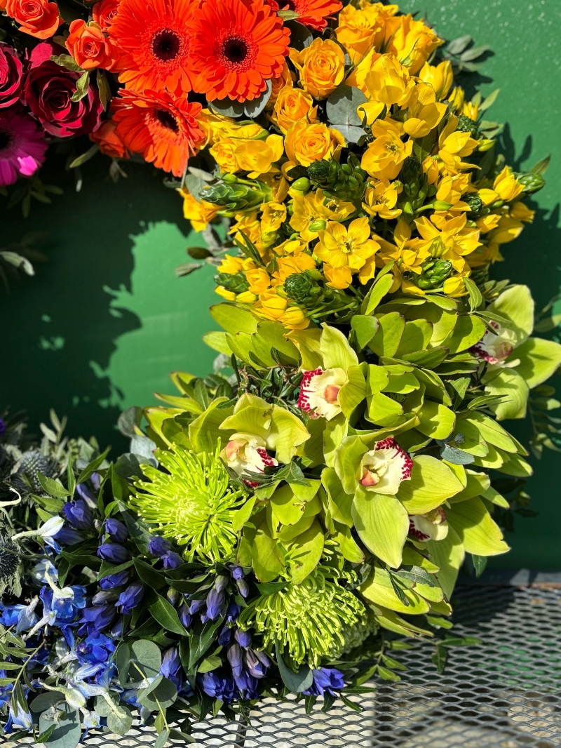 Rainbow Wreath
