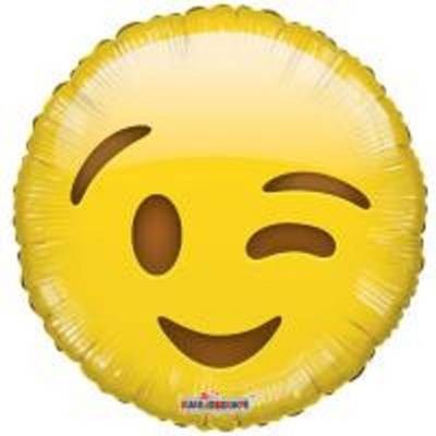 Wink Emoji Balloon