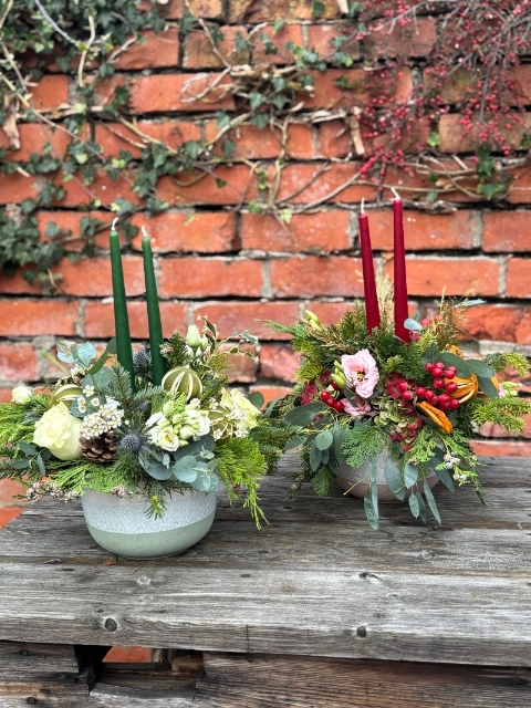 Seasonal Table Arrangments