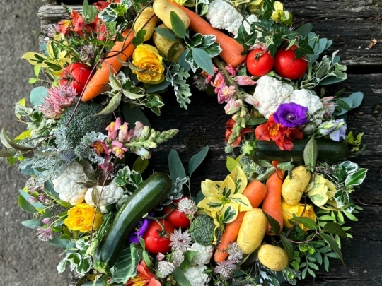Vegetable Wreath