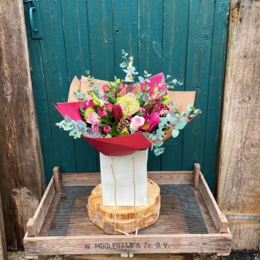 Pink Tinsel Bouquet