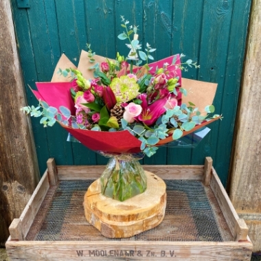 Pink Tinsel Bouquet