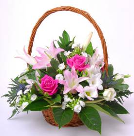 Rose Blush Basket