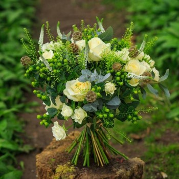 White Rose Bouquet Darlington